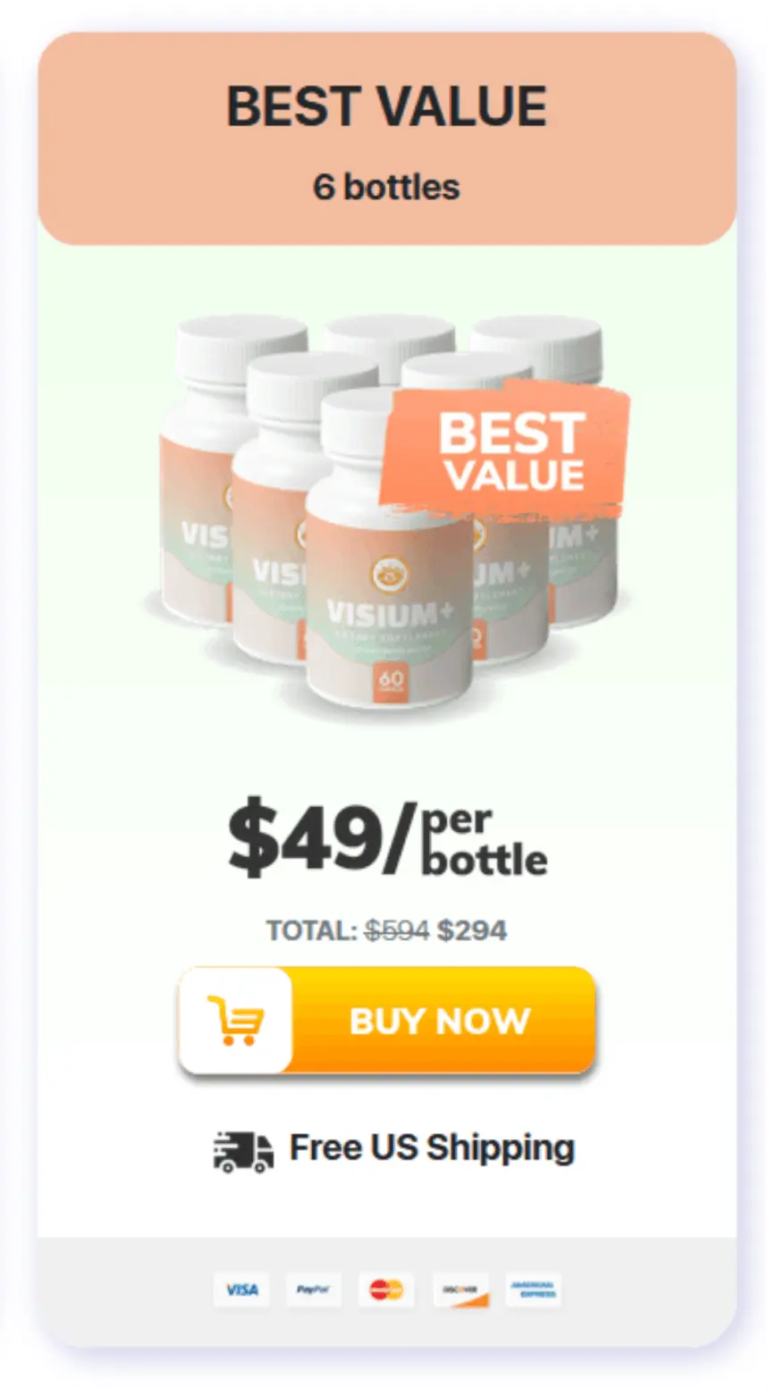 Visium Plus 6 Bottles Supplement